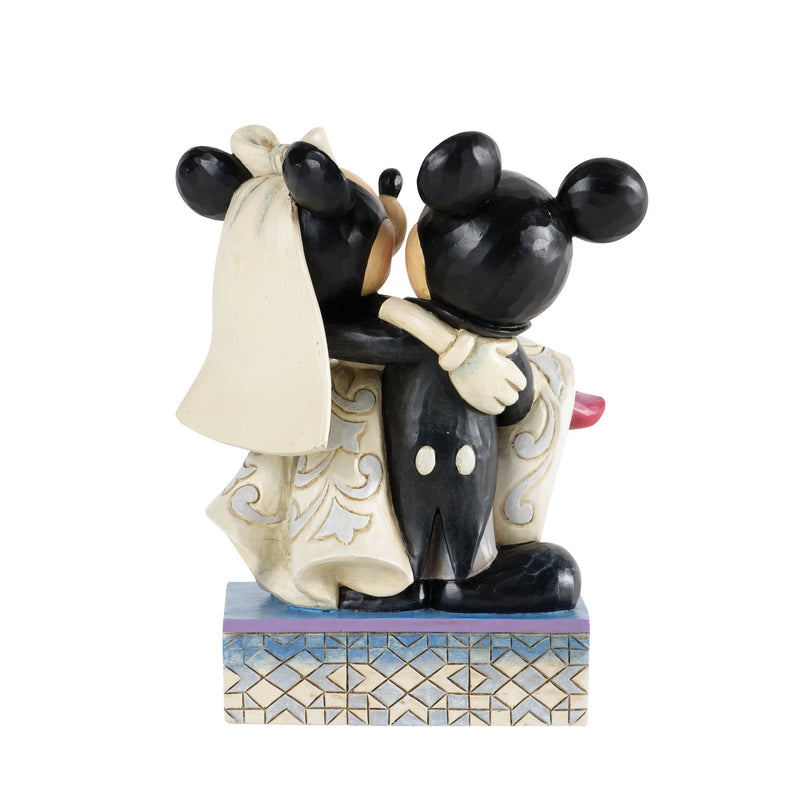 Figurine Mickey et Minnie Félicitations - Disney Traditions