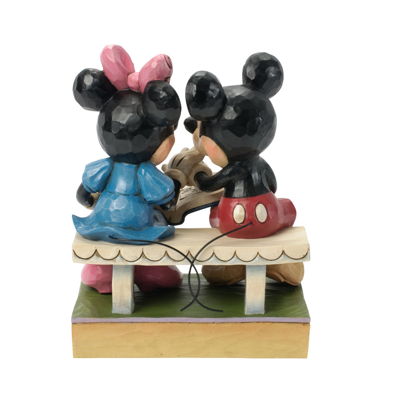 Figurine Mickey et Minnie - 85 ème Anniversaire - Disney Traditions