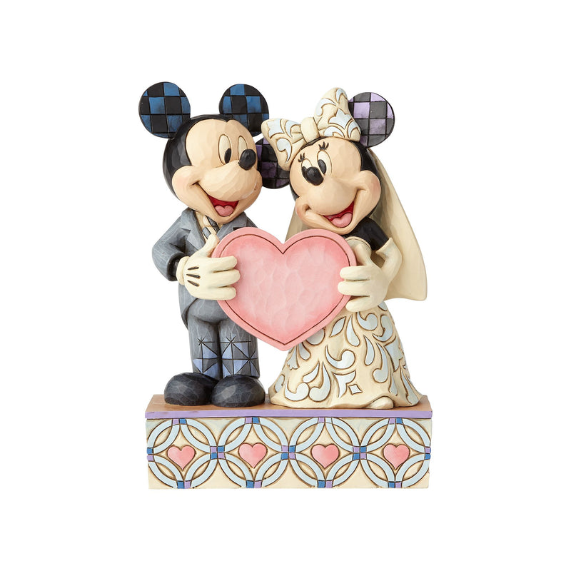 Figurine Mickey et Minnie mariage - Disney Traditions