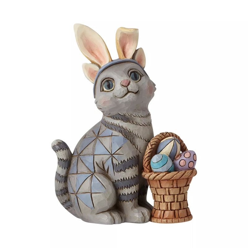 Mini figurine chat avec oreille de lapin - Heartwood Creek