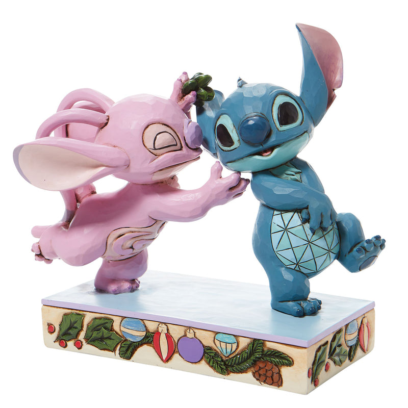 Figurine Stitch et Angel Noël - Disney Traditions