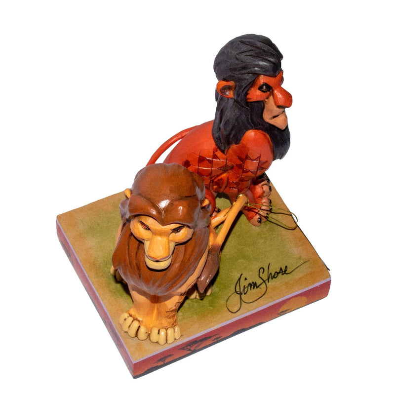 Figurine Simba et Scar signée par JIM SHORE - Disney Traditions