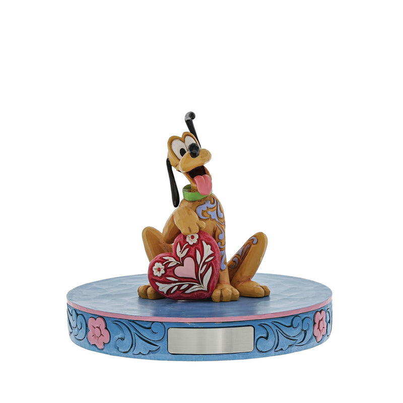 Mini figurine Pluto Coeur - Disney Traditions