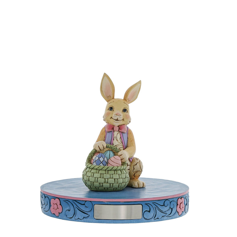 Mini Figurine Lapin avec panier d&