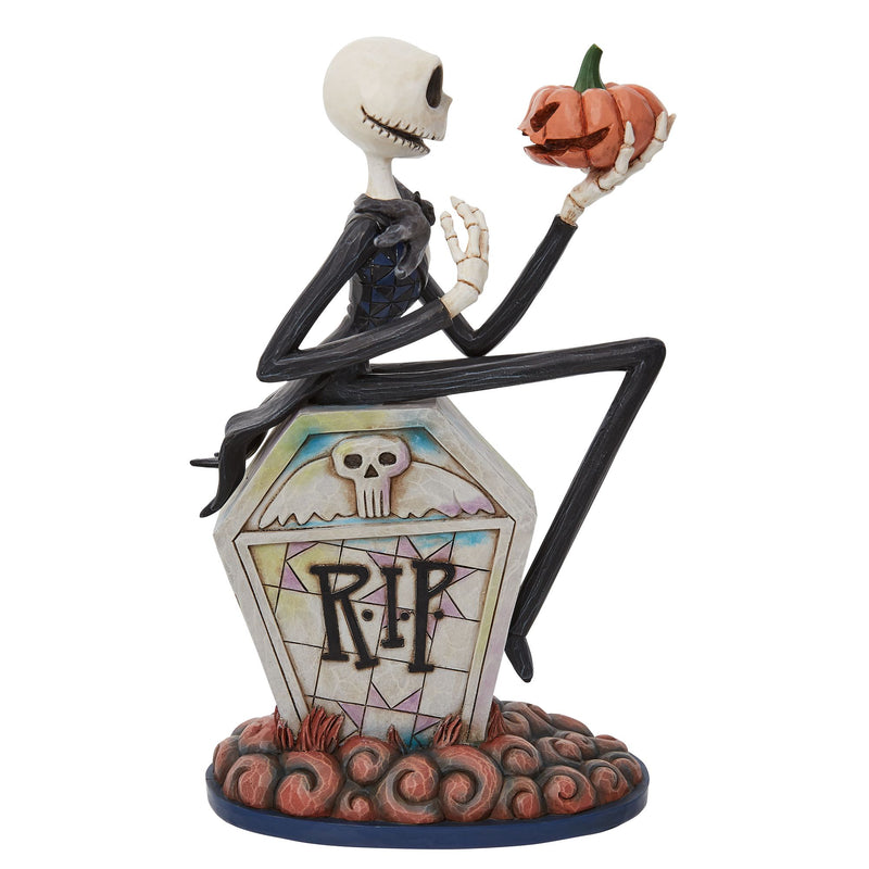 Figurine Jack sur pierre tombale - Disney Traditions