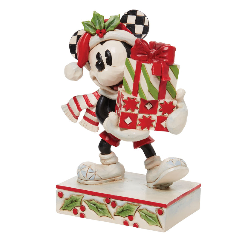 Figurine Mickey avec cadeaux - Disney Traditions