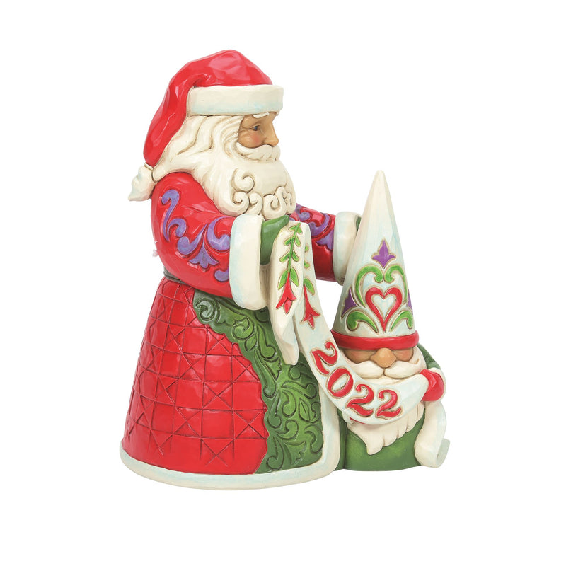 Figurine Père Noël avec Gnome 2022 Hallmark Exclusive - Heartwood Creek