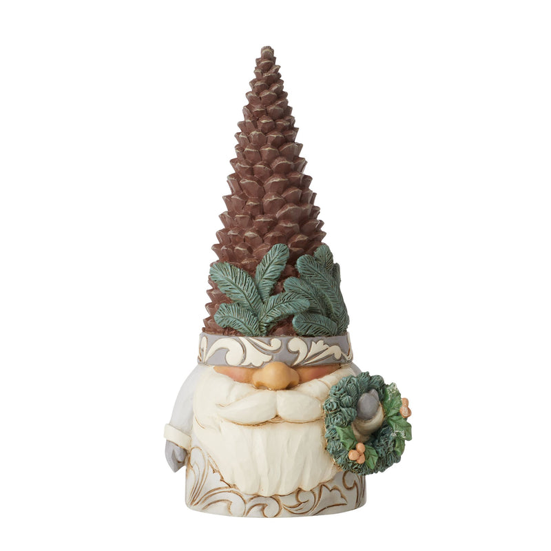 Figurine Gnome Chapeau Pomme de pin - Heartwood Creek