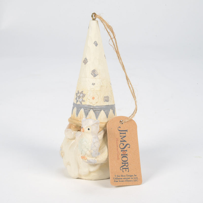 Suspension Gnome avec Hibou White Woodland - Heartwood Creek