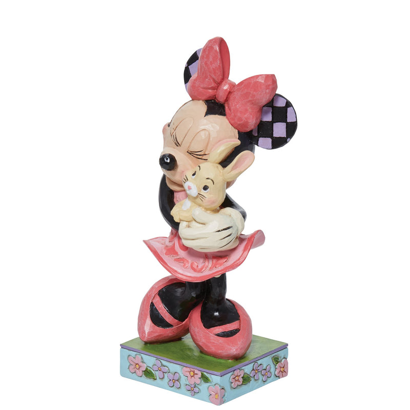 Figurine Minnie tenant un lapin - Disney Traditions