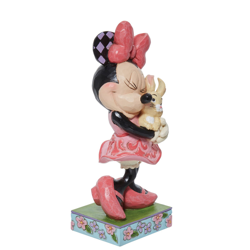 Figurine Minnie tenant un lapin - Disney Traditions