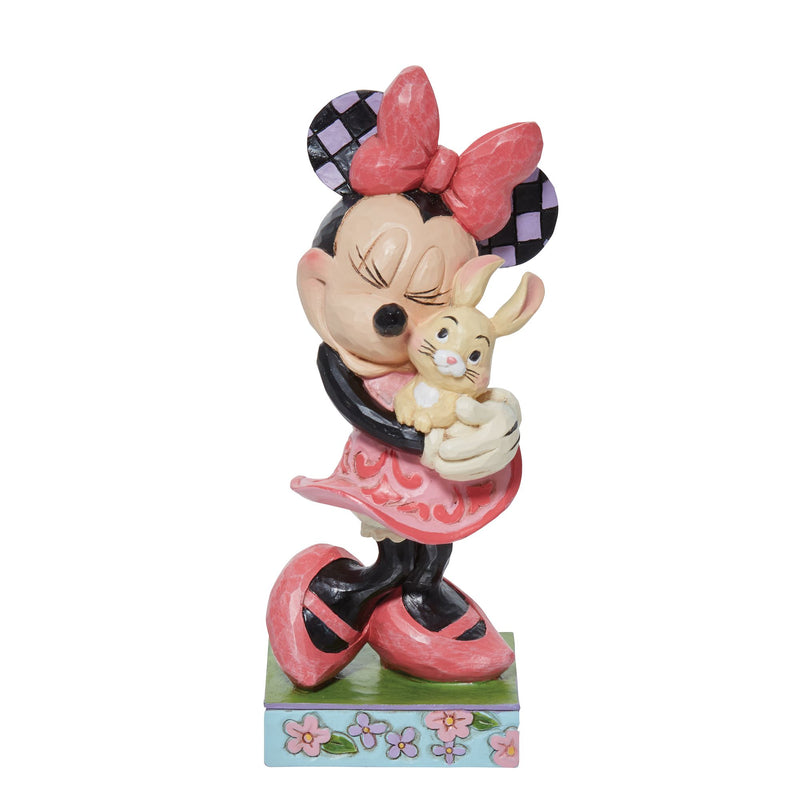 Figurine Minnie tenant un lapin - Disney Traditions