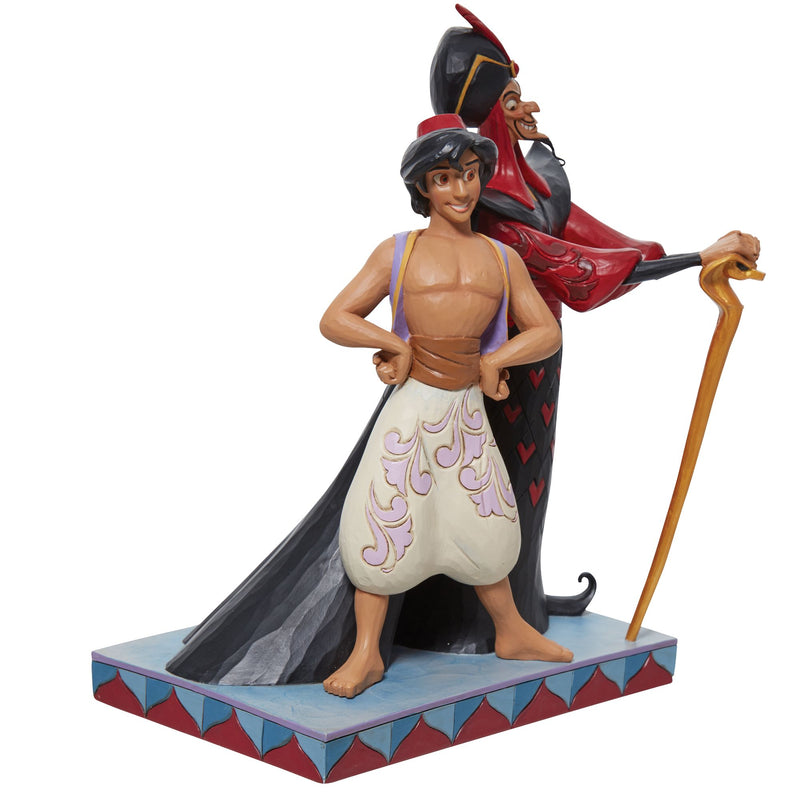 Figurine Aladdin et Jafar Héros VS méchant - Disney Traditions