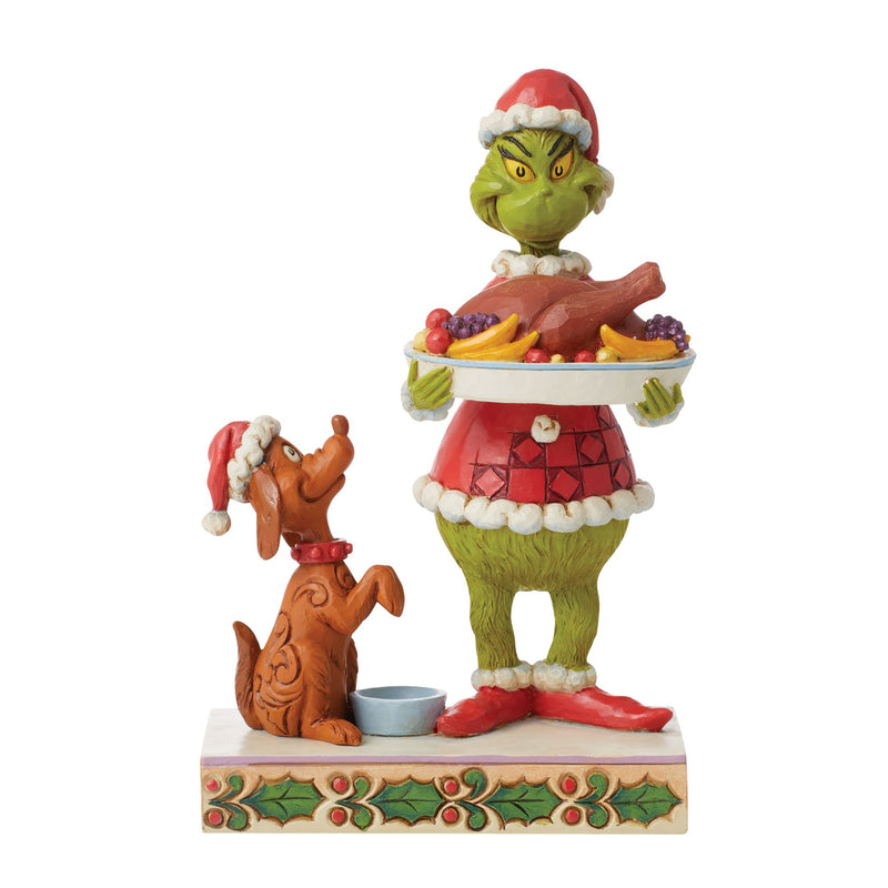 Figurine Grinch Dîner de Noël - Grinch by Jim Shore