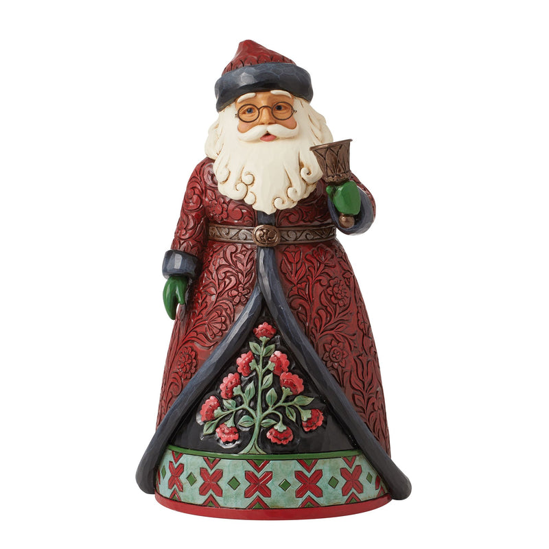 Figurine Père Noël avec cloche - Heartwood Creek