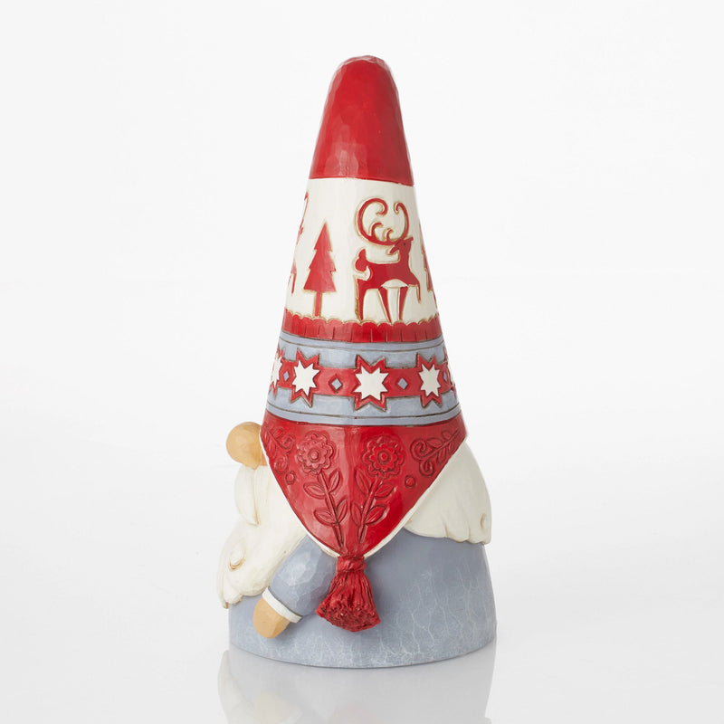 Figurine Gnome avec bonnet avec renne - Heartwood Creek