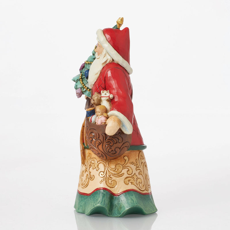 Figurine Père Noël avec jouets - Heartwood Creek