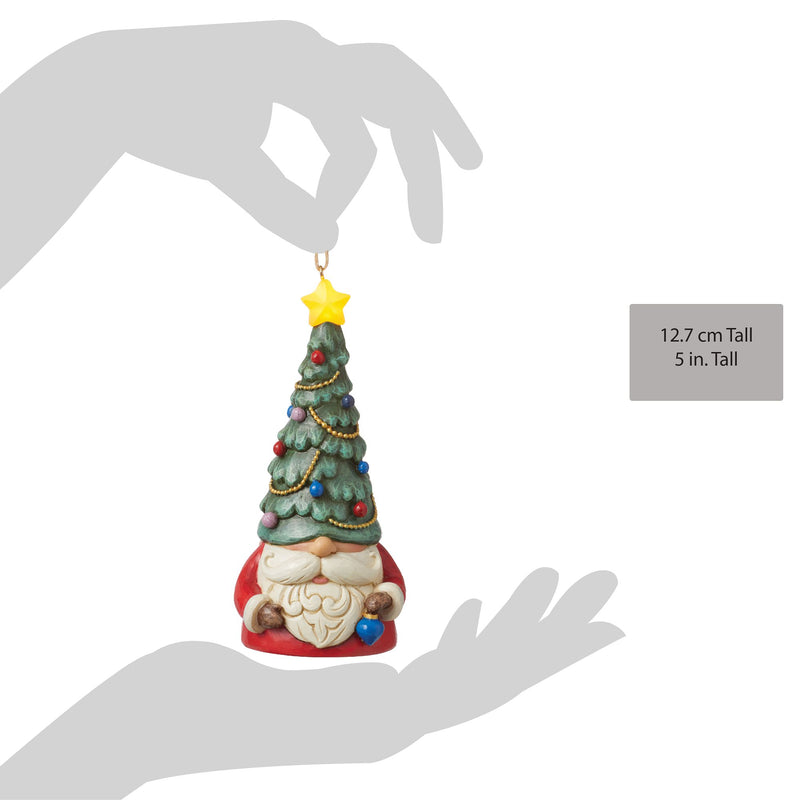 Suspension Gnome avec Chapeau sapin illuminé - Heartwood Creek