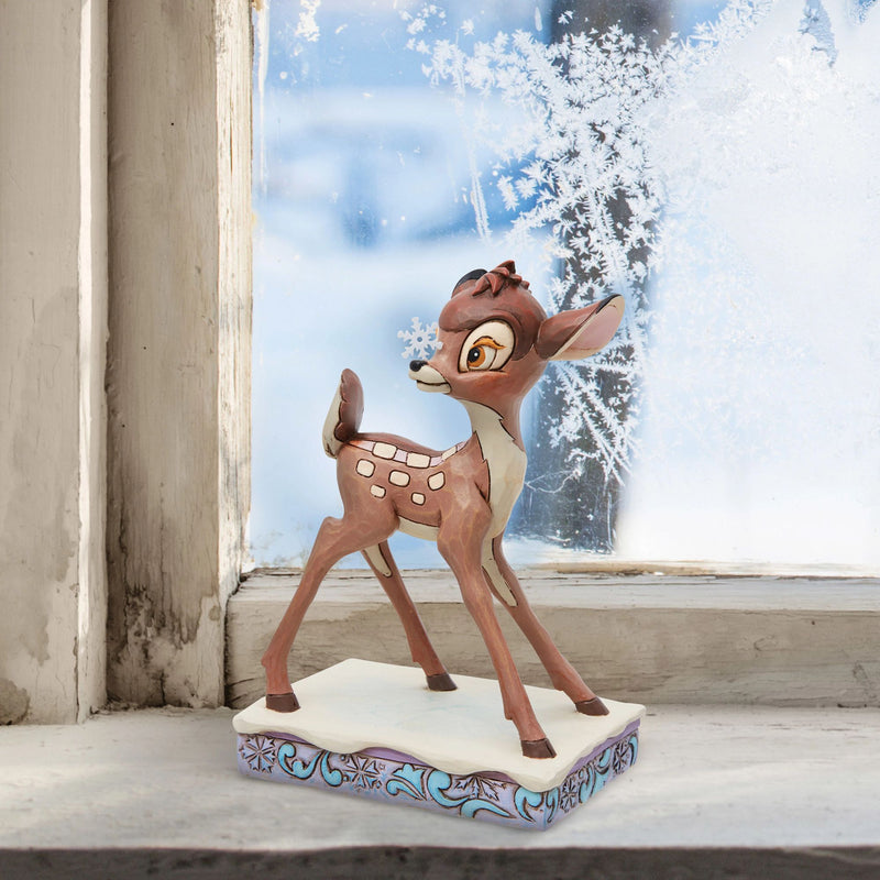 Figurine Bambi avec flocon - Disney Traditions