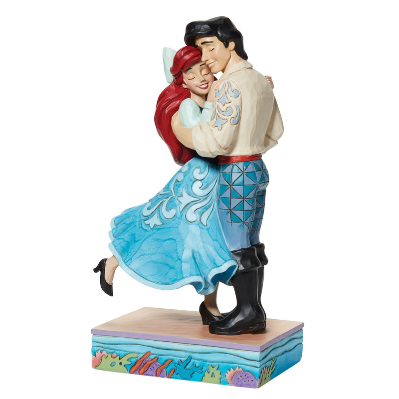 Figurine Ariel et Prince Eric Amoureux - Disney Traditions