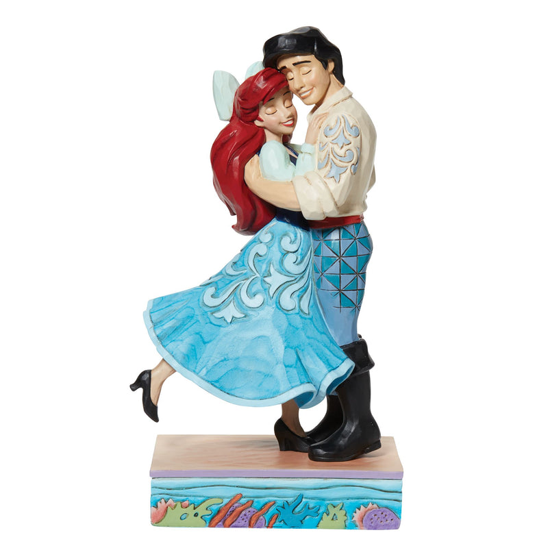 Figurine Ariel et Prince Eric Amoureux - Disney Traditions