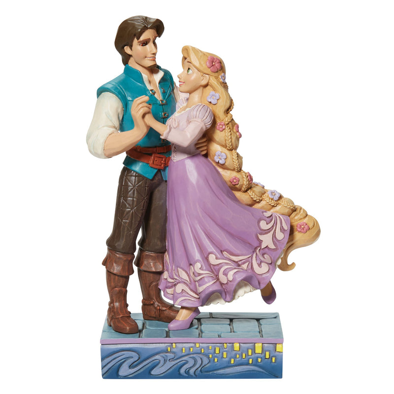 Figurine Raiponce et Flynn Rider Amoureux - Disney Traditions