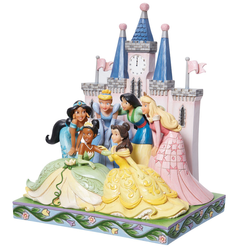 Figurine Princesses Disney devant le château - Disney Traditions – Jim  Shore France