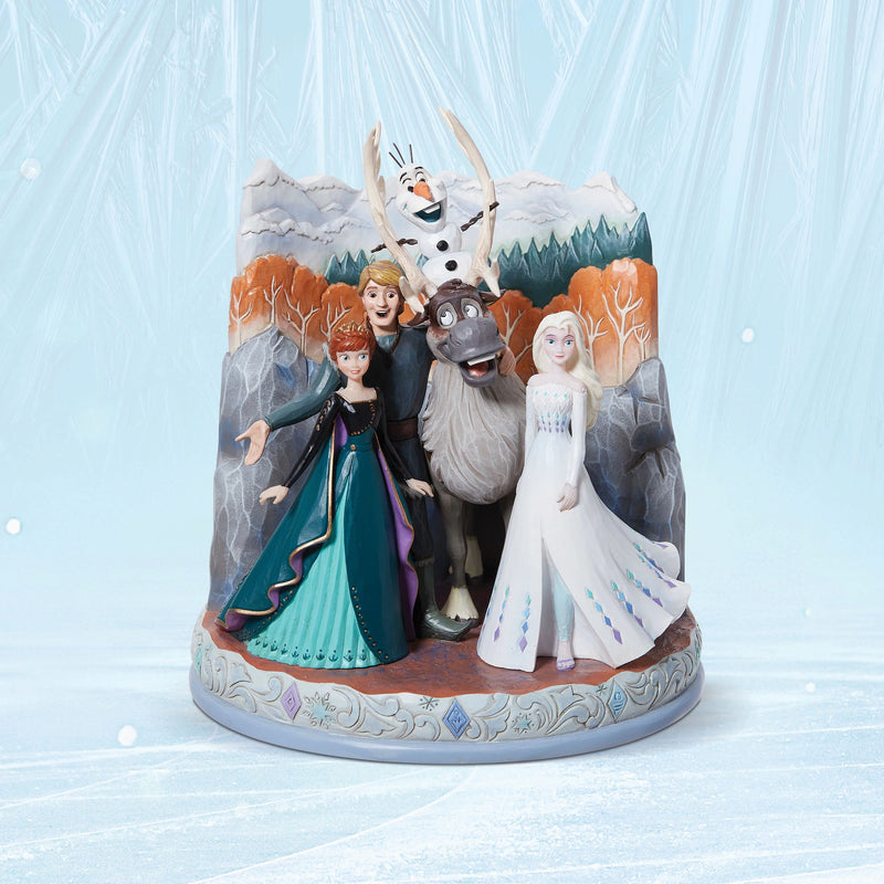 Figurine Reine des Neiges 2 Carved by heart - Disney Traditions