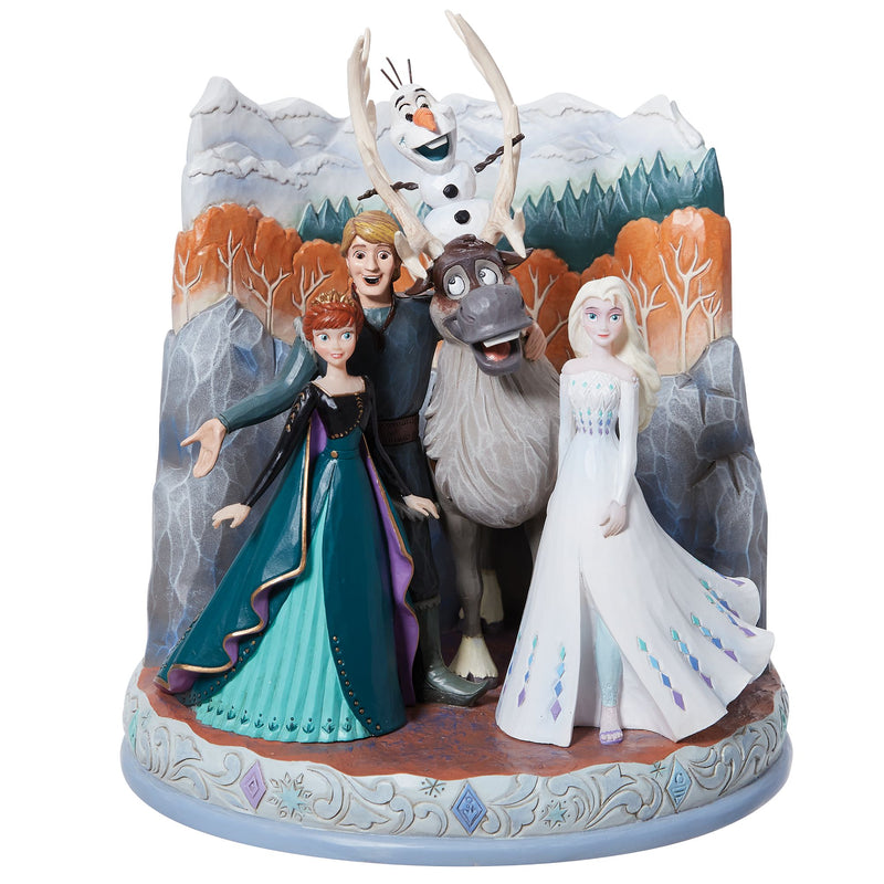 Figurine Reine des Neiges 2 Carved by heart - Disney Traditions