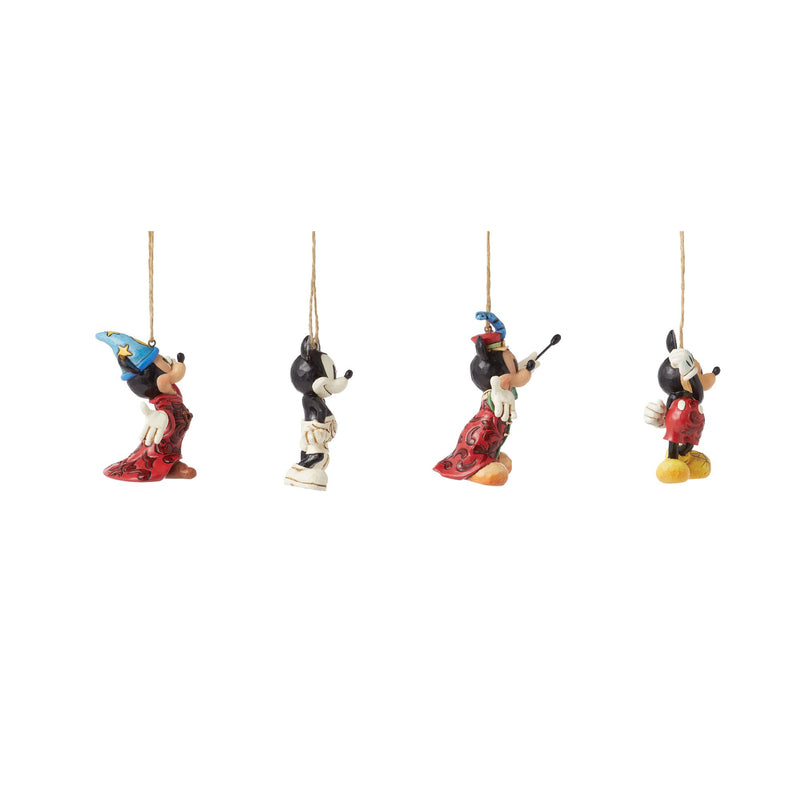 MICKEY PACK 4 ORNAMENTS ASS.