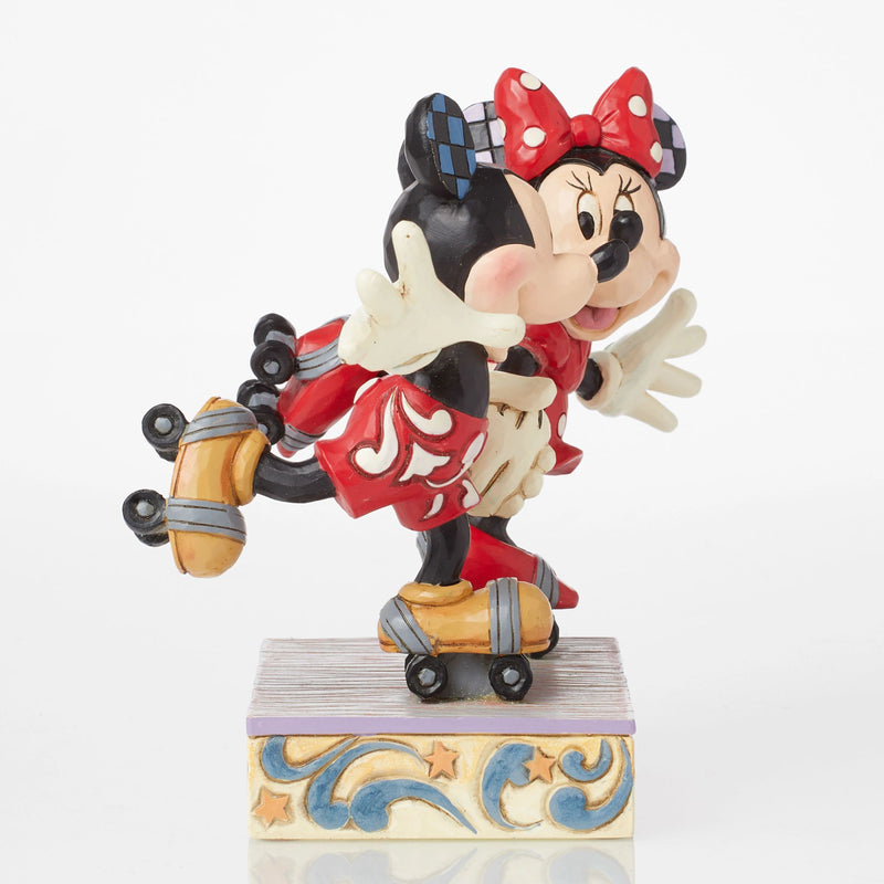 Figurine Mickey et Minnie en rollers - Disney Traditions