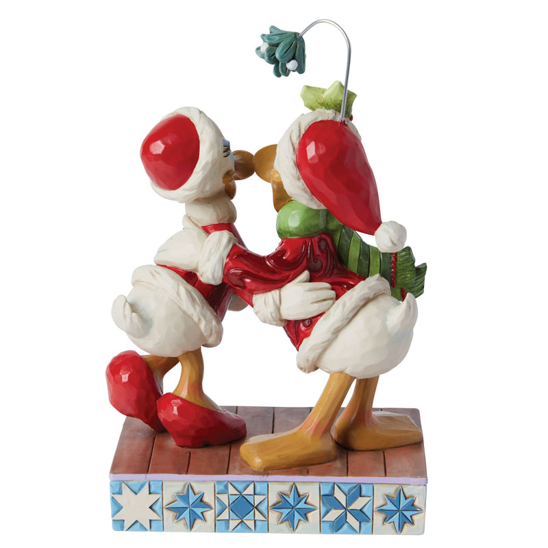 Figurine Donald et Daisy Gui de Noël - Disney Traditions