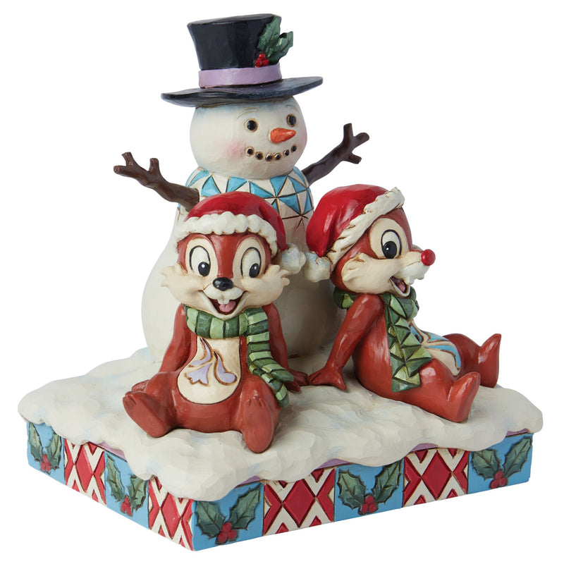 Figurine Tic & Tac Bonhomme De Neige - Disney Traditions