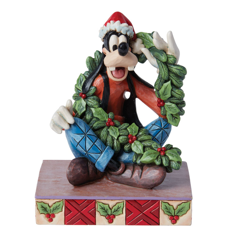 Figurine Dingo Noël - Disney Traditions
