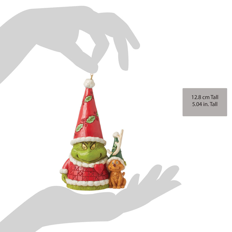 Suspension Gnome Grinch et Max - Grinch by Jim Shore