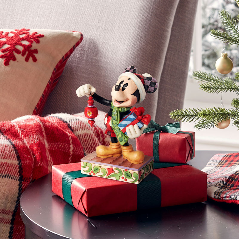 Figurine Mickey Noël Enchanté Édition Limitée - Disney Traditions