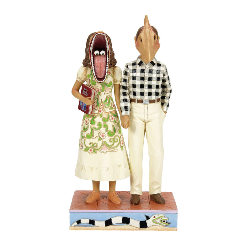 Figurine Adam et Barbara - Beetlejuice by Jim Shore