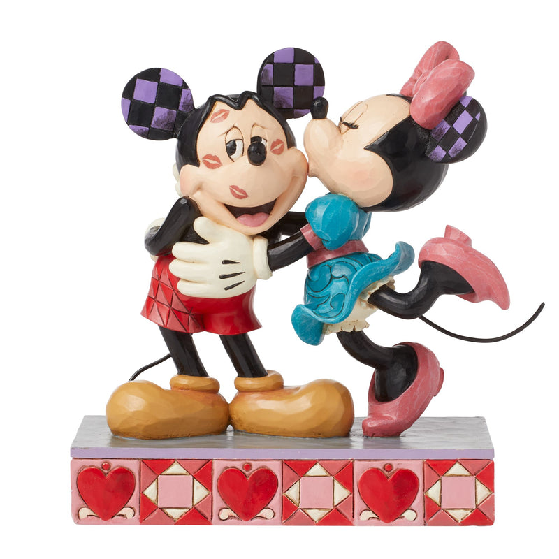 Figurine Mickey et Minnie Câlin - Disney Traditions