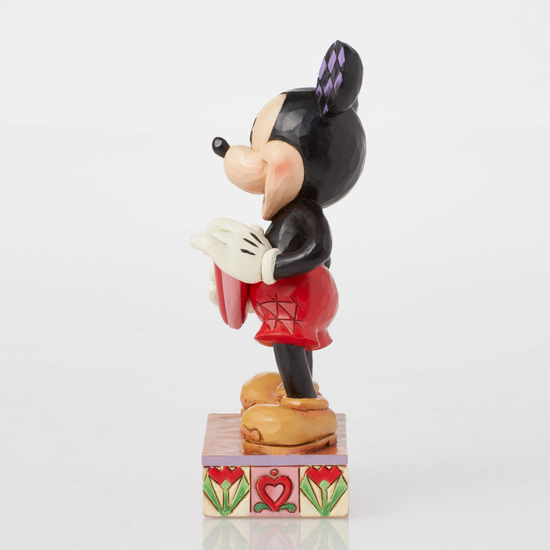 Figurine Mickey  Cœur personnalisable - Disney Traditions