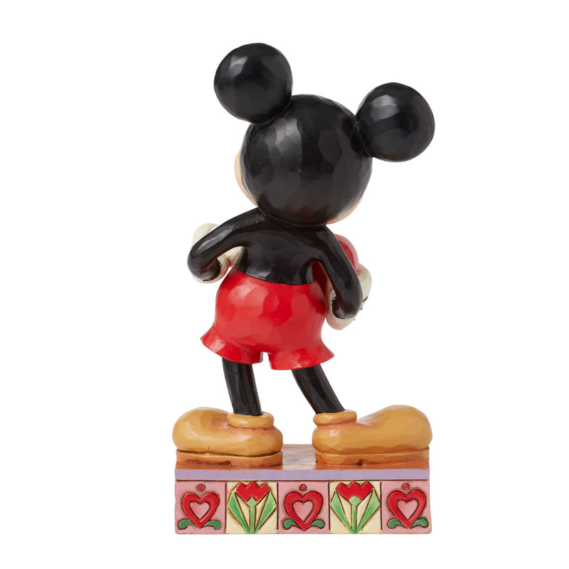 Figurine Mickey  Cœur personnalisable - Disney Traditions