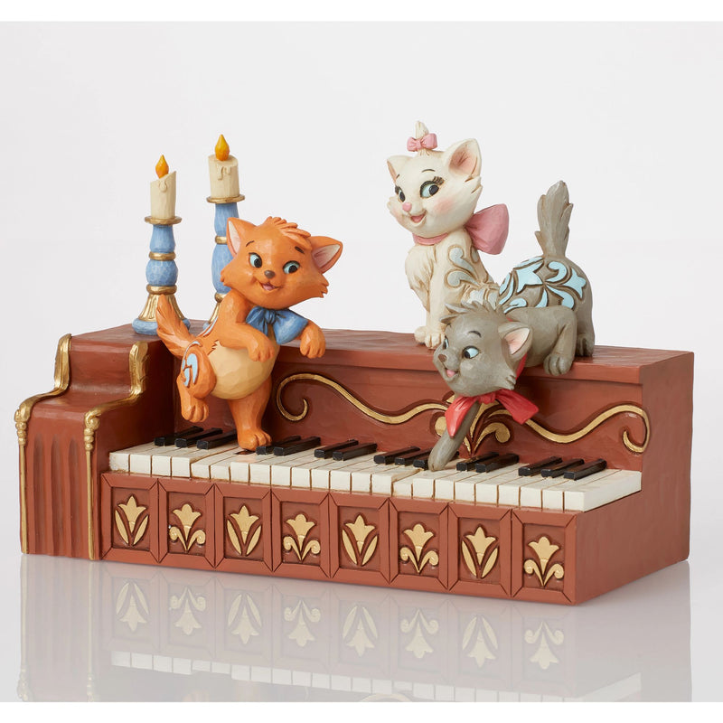 Figurine Chatons Aristochats Piano - Disney Traditions