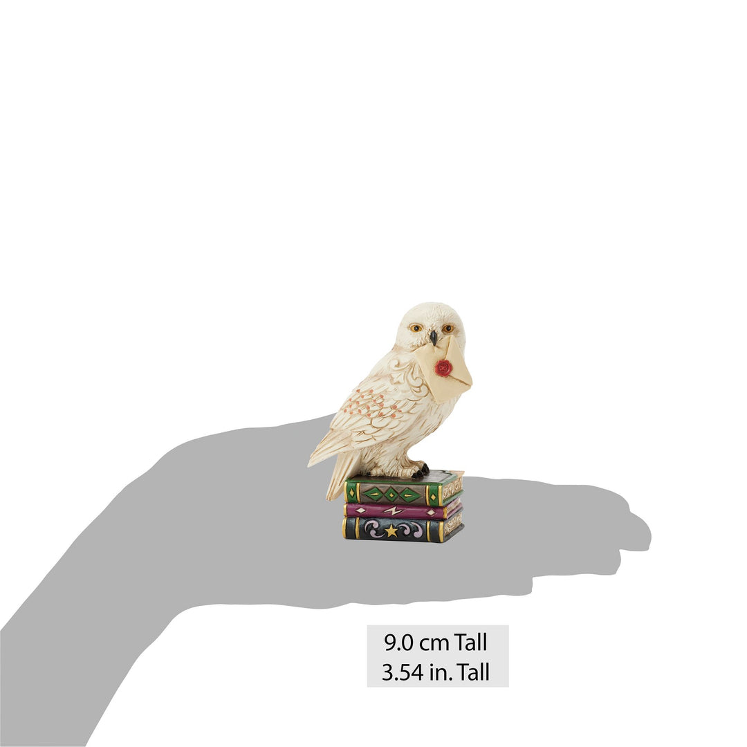 Figurine Harry Potter – Hedwige La Chouette (Résine/Verre, Édition Collection)