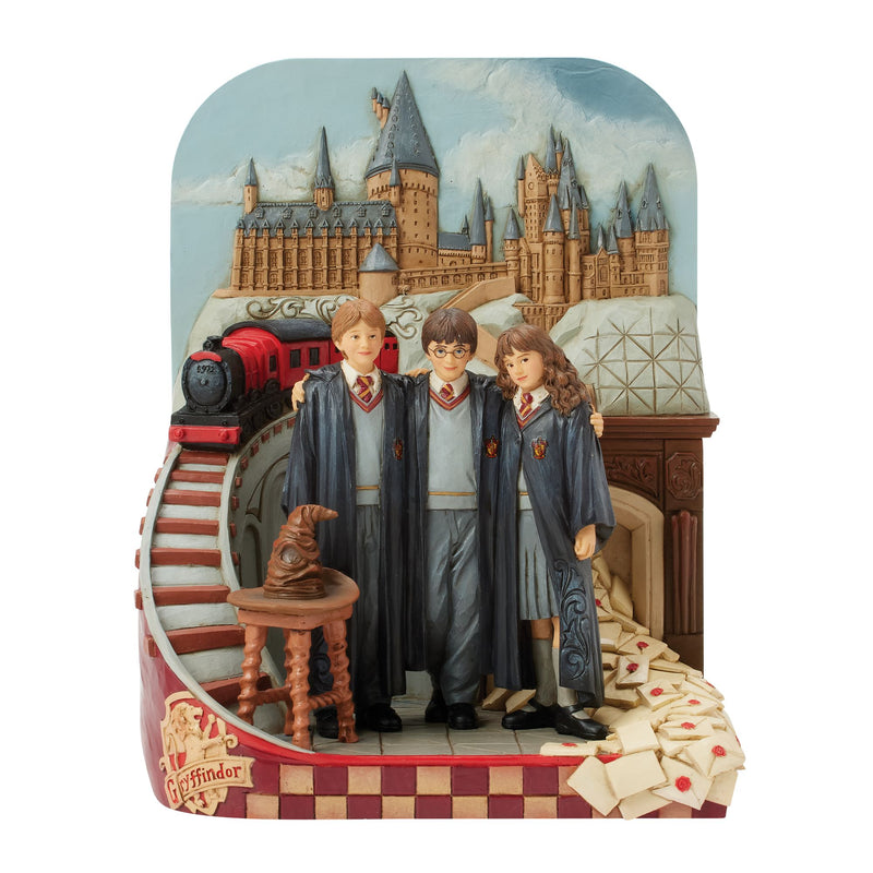 Figurine Scène Film Ron, Harry et Hermione - Harry Potter by Jim Shore