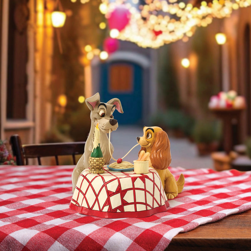 Figurine La Belle et le Clochard Spaghettis - Disney Traditions