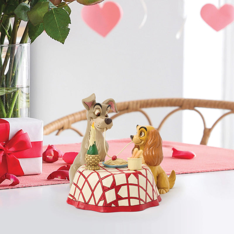 Figurine La Belle et le Clochard Spaghettis - Disney Traditions