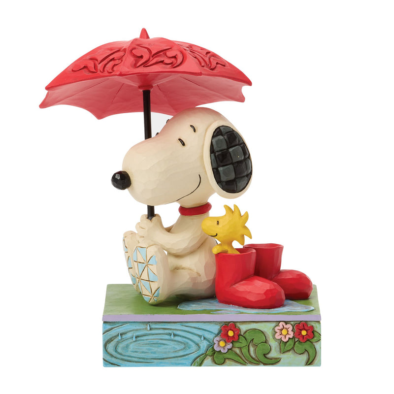 Figurine Snoopy et Woodstock Parapluie - Peanuts by Jim Shore