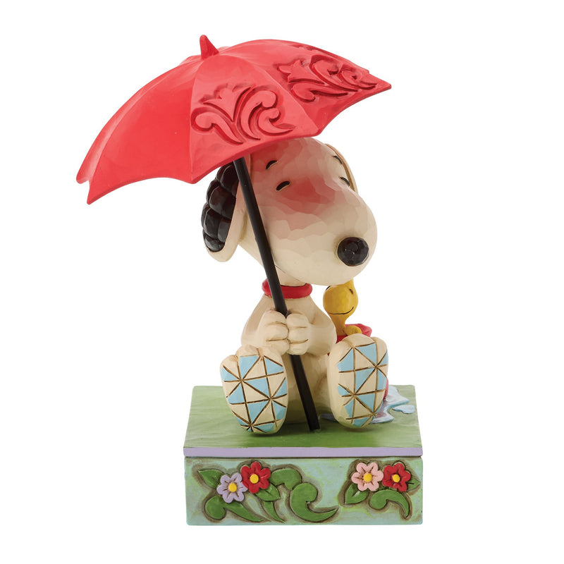 Figurine Snoopy et Woodstock Parapluie - Peanuts by Jim Shore