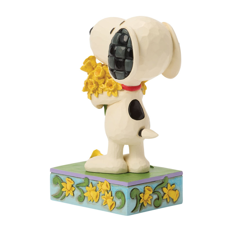 Figurine Snoopy Bouquet de Jonquilles - Peanuts by Jim Shore