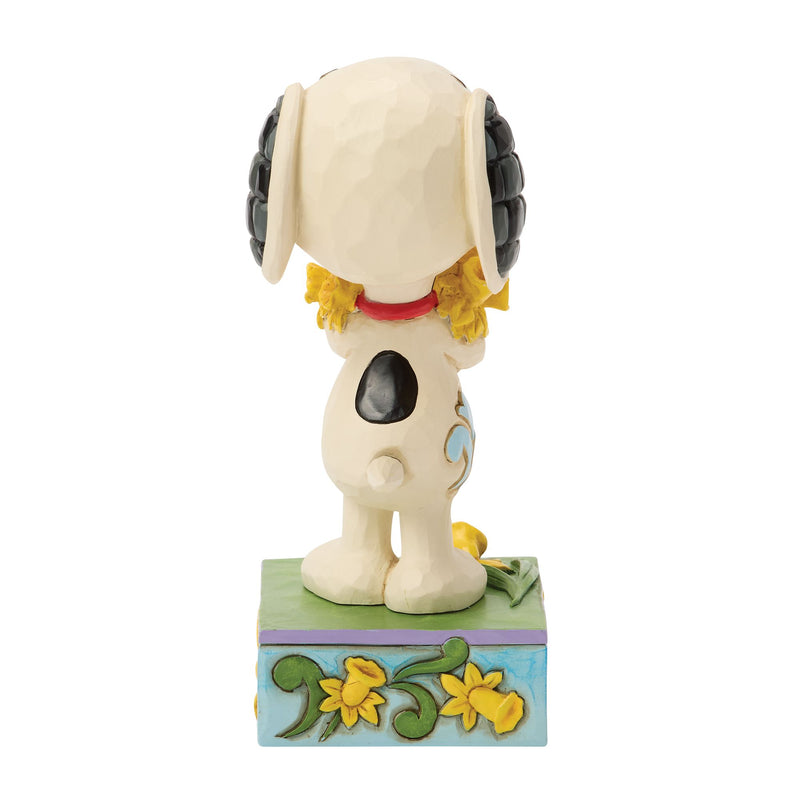 Figurine Snoopy Bouquet de Jonquilles - Peanuts by Jim Shore