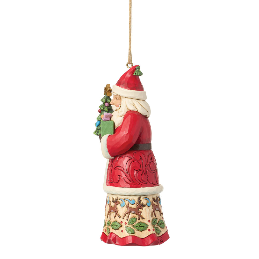 Figurine Père Noël Sur La Lune Enesco - Collection Jim Shore